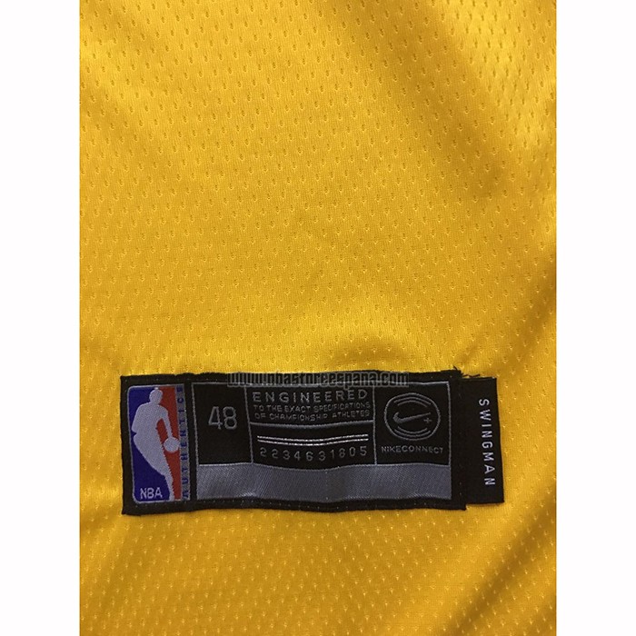Camiseta Los Angeles Lakers Kobe Bryant NO 24 Icon 2018-19 Amarillo